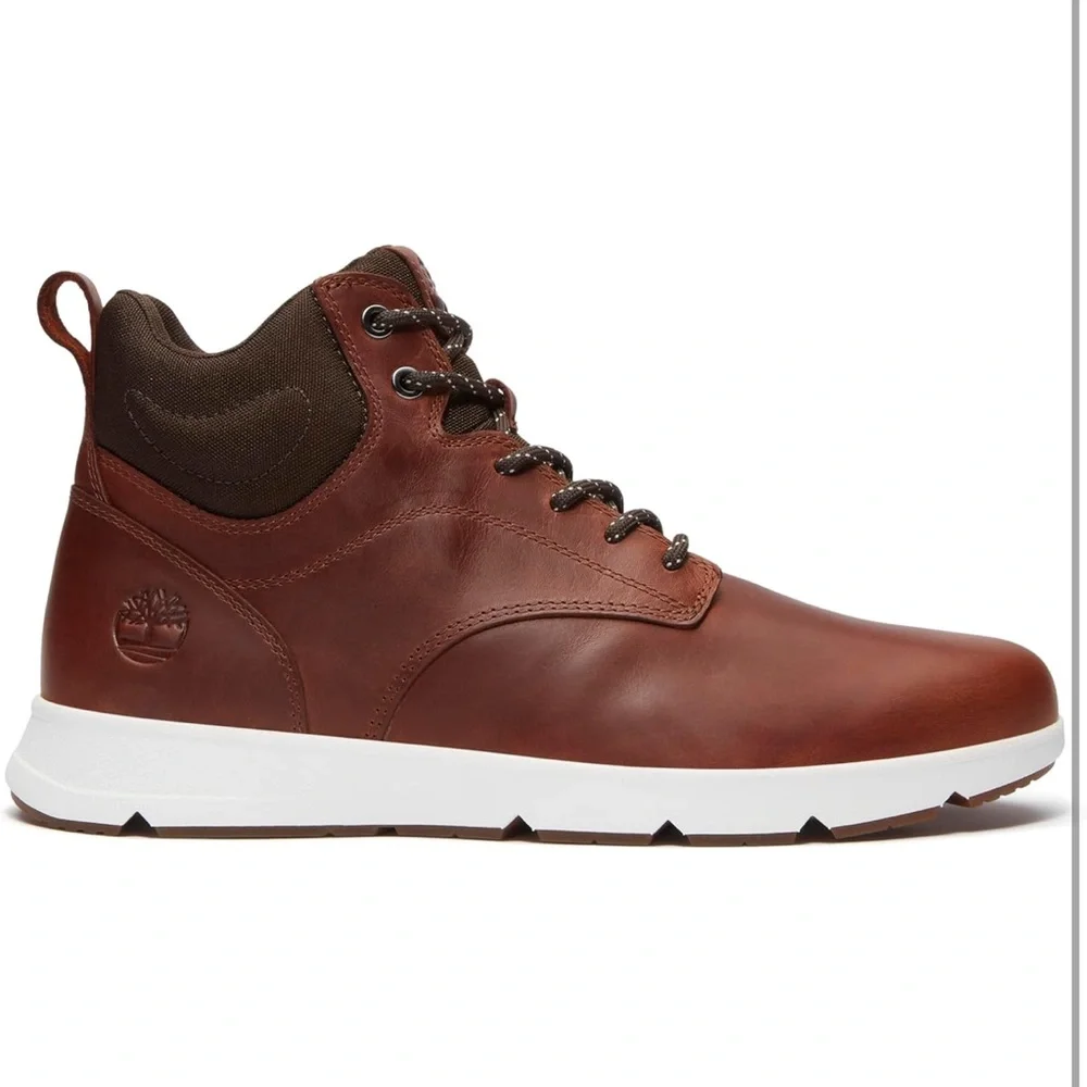 Timberland Men's Premium Leather Tan Boots - Picture 2 of 12